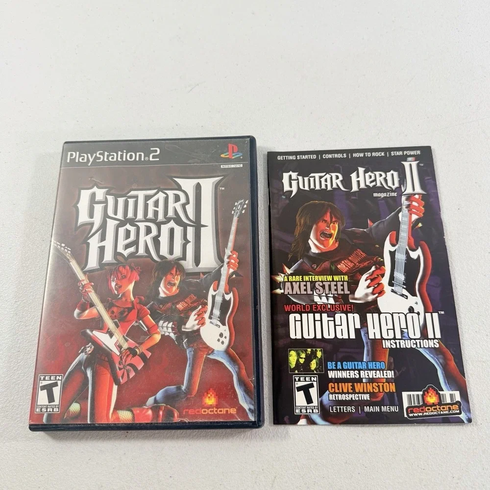 Guitar Hero‎ II (Sony PlayStation 2, PS2, 2006) CIB